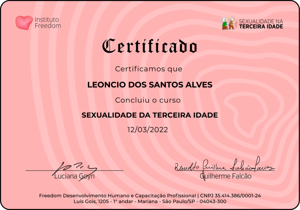 Sexualidade Na Terceira Idade Instituto Freedom Cursos Em Psicologia Analítica